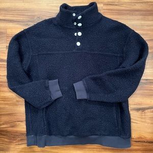 Outdoor Voices Navy Snap-Up MegaFleece Small (Men?)